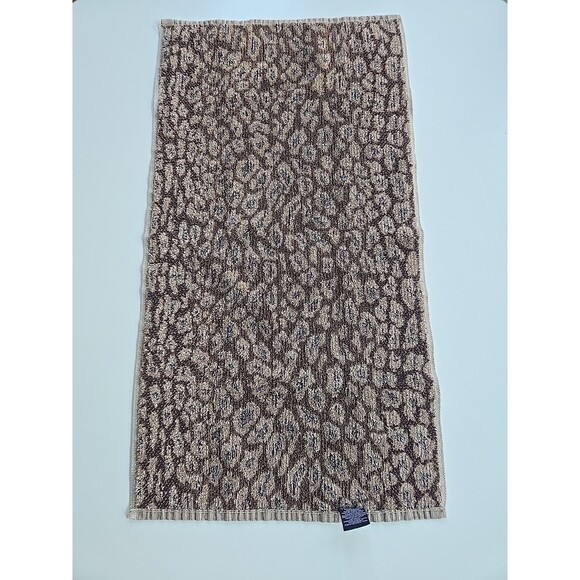 Vtg Ralph Lauren ARAGON Hand Towel Cheetah Leopard Print 16" X 29" - Picture 3 of 5